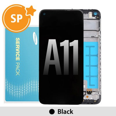 Samsung Galaxy A11 A115F LCD Screen Replacement Digitizer GH81-18760A (Gold)-Black Samsung Galaxy A11 A115F LCD Screen Replacement Digitizer GH81-18760A (Gold)-Black